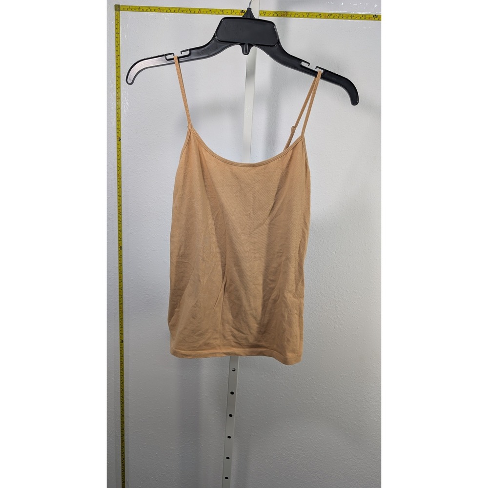 Forever 21 with Purpose Tan Spaghetti Strap Camisole Tank Top Medium Neutral